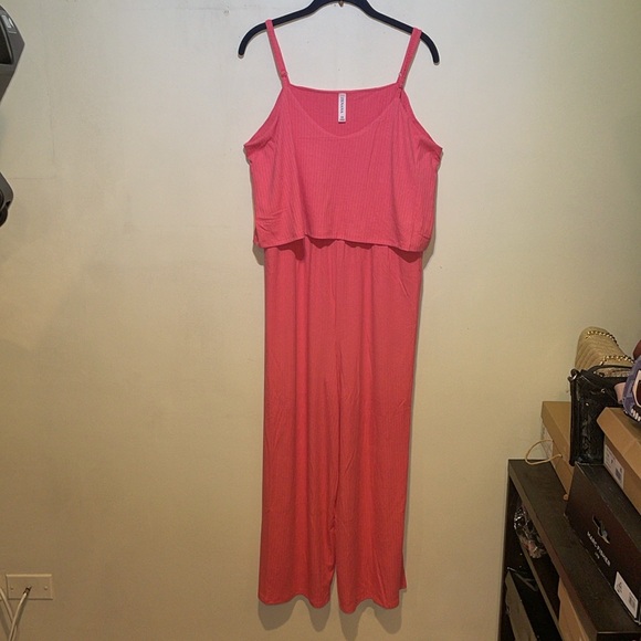 Zenana Coral Jumper Plus Size 1X NWOT - Picture 2 of 8